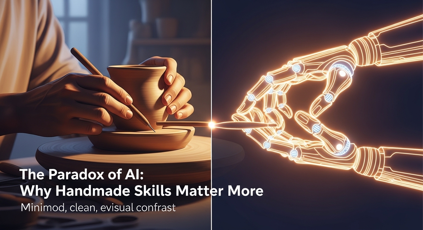 AI가 발달할수록 '손기술'이 귀해지는 이유