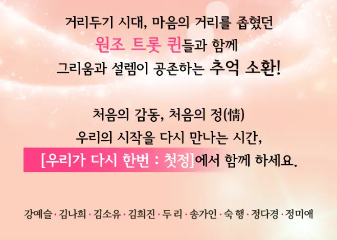 출처 : 인터파크 티켓 (2025 첫정 미스트롯 송가인 콘서트)