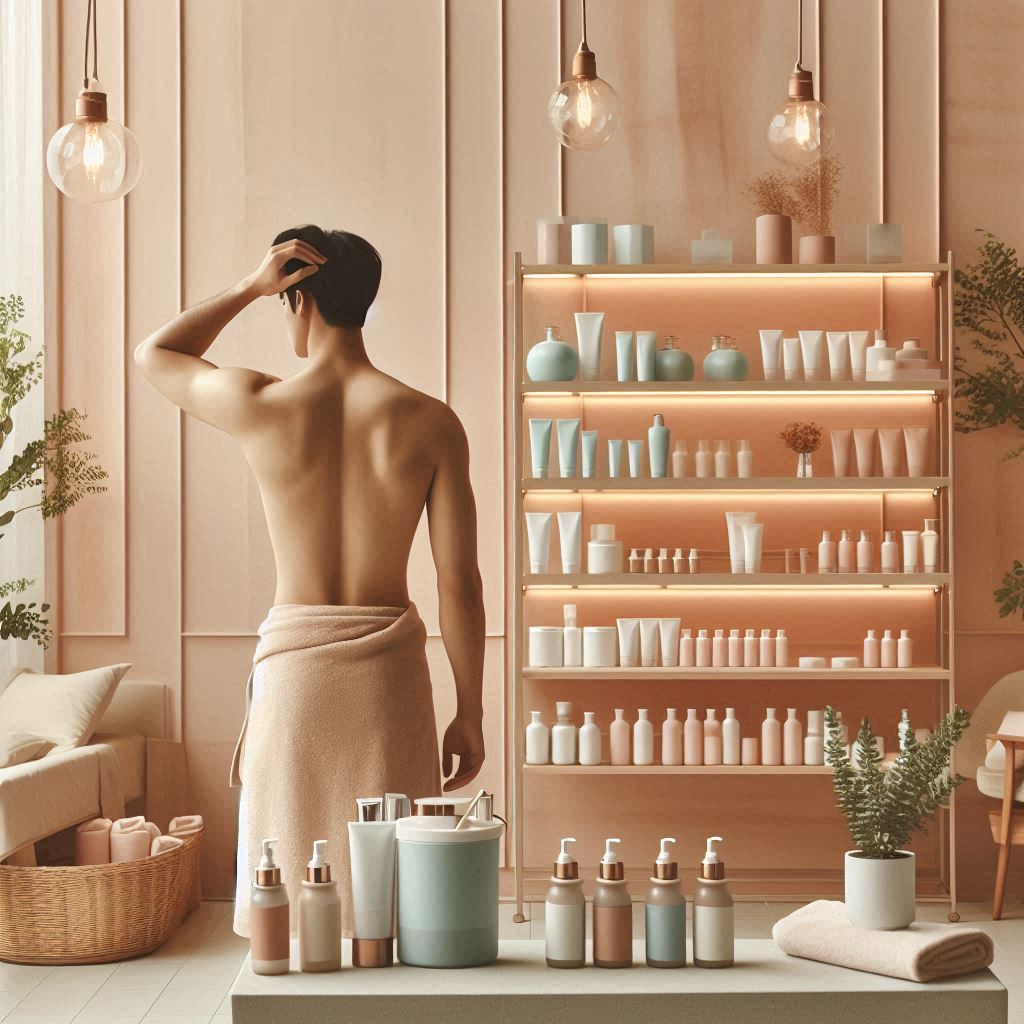 피부,체형관리 샵 배경