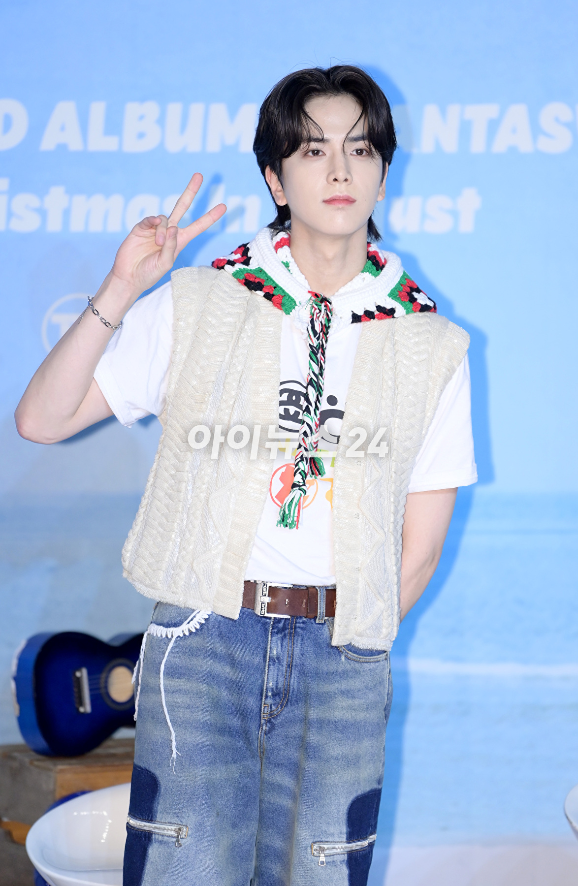 그룹 더보이즈(THE BOYZ) 영훈이 7일 오후 서울 영등포구 영등포 CGV에서 열린 더보이즈 두번째 정규앨범 '판타지'(PHANTASY) 기자간담회에 참석하고 있다. [사진=정소희 기자]