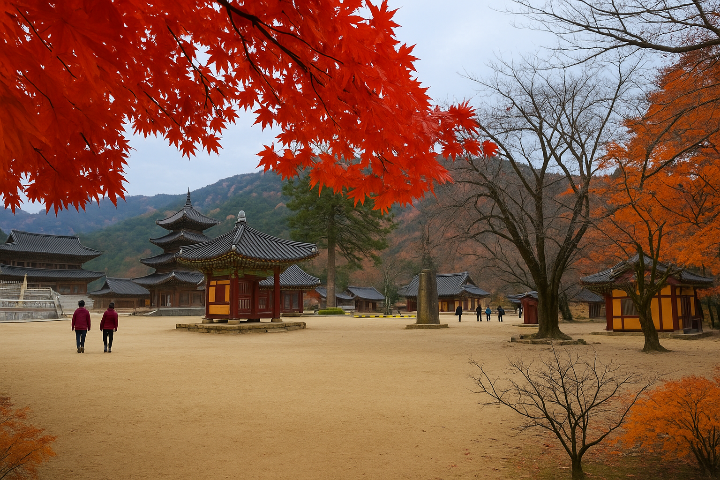 속리산 법주사 단풍