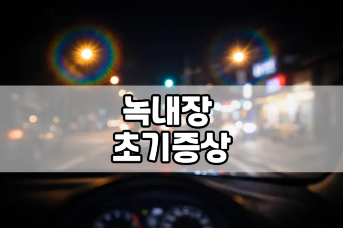 녹내장 초기증상