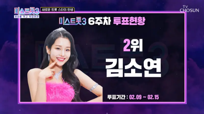 미스트롯3-6주-차-온라인투표-2위-김소연