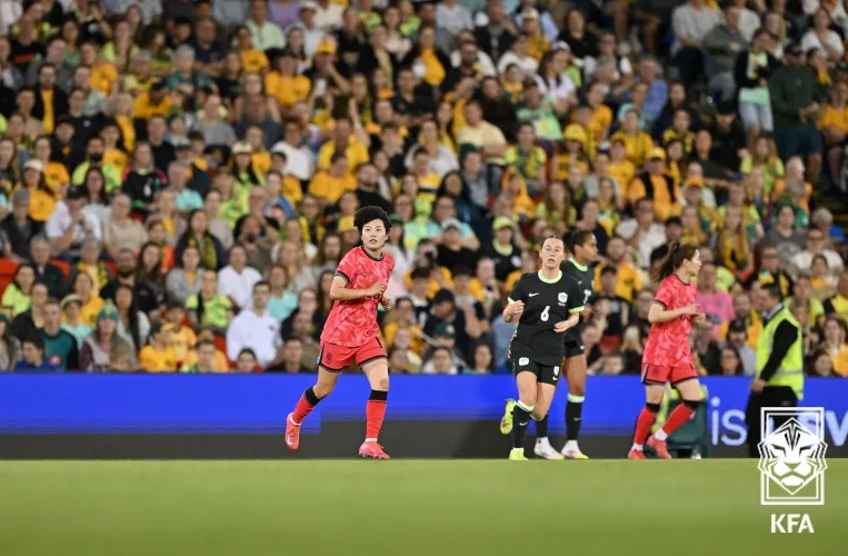 여자축구 국가대표팀 강채림 선발 출전, 호주 원정 2차전 0-2 패 – 경기 결과 내용 정리