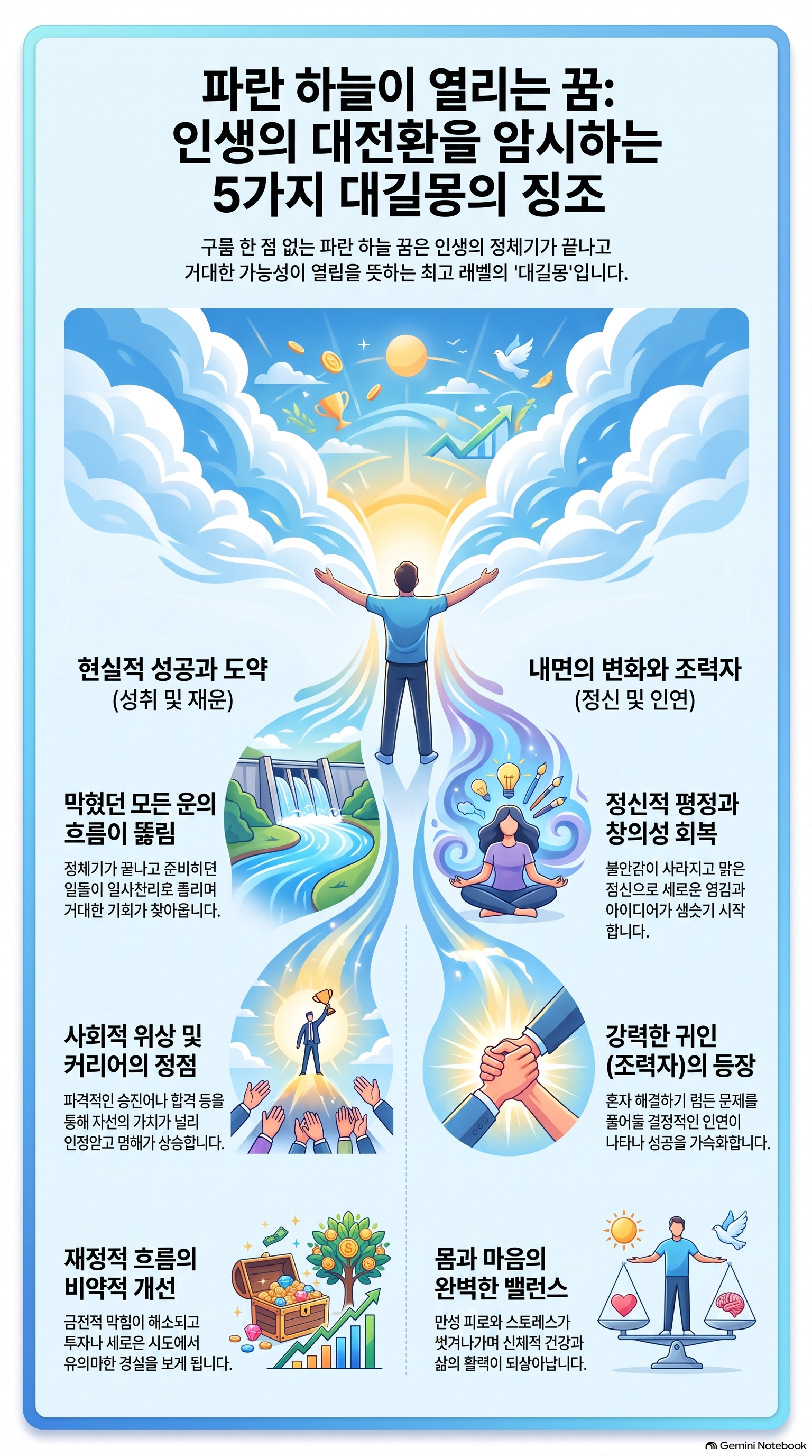 파란 하늘이 열리는 꿈
