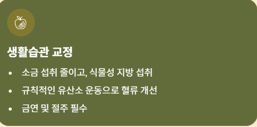 뇌졸중 생활습관 교정