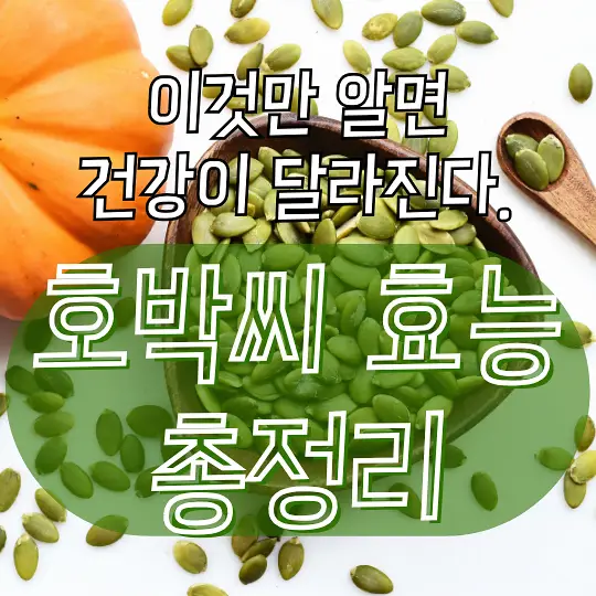호박씨 효능
