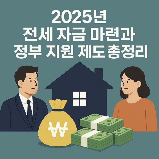 2025년 전세 자금 마련과 정부 지원 제도 총정리