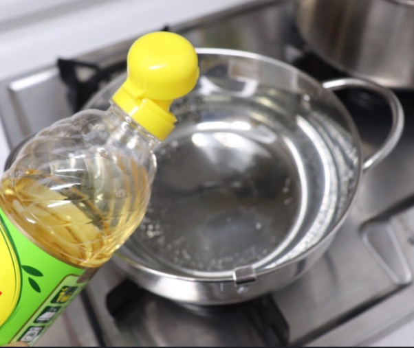 연마제 제거방법-식초물 끓이기