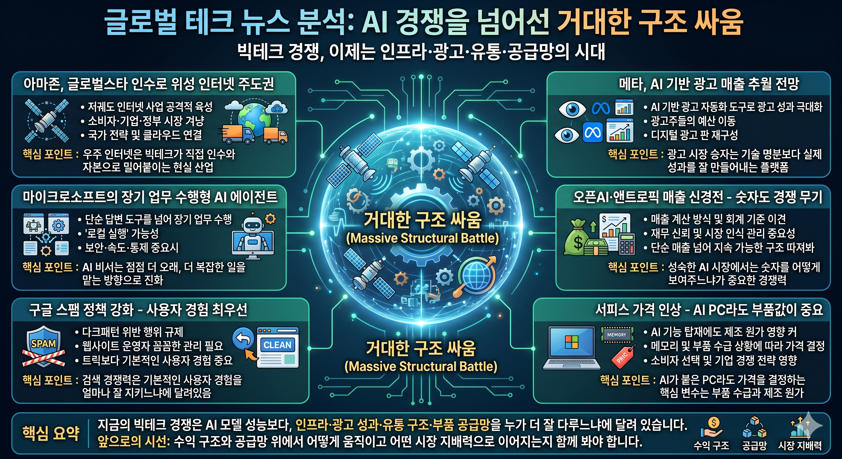 아마존 위성 승부수부터 광고 판도 변화까지