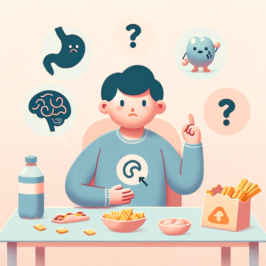 배안고픈데 계속 먹게 될까? 글의 관련내용 이미지