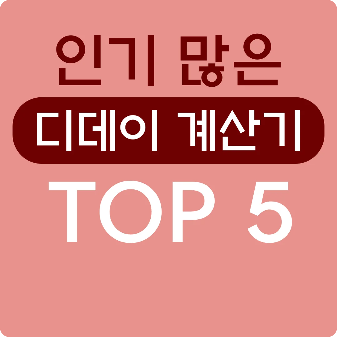 디데이 계산기