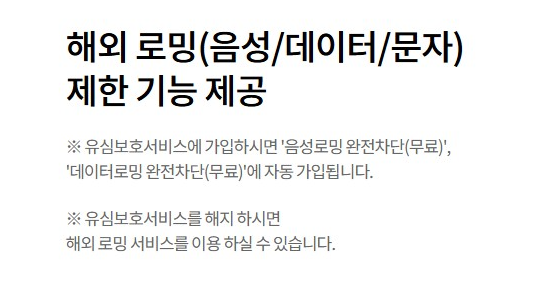 KT 유심보호 서비스