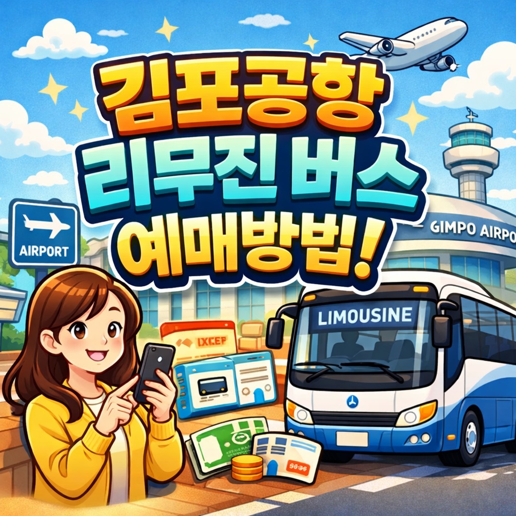 김포공항 리무진 버스 예매 방법 총정리, 노선&middot;시간표까지 한 번에 해결