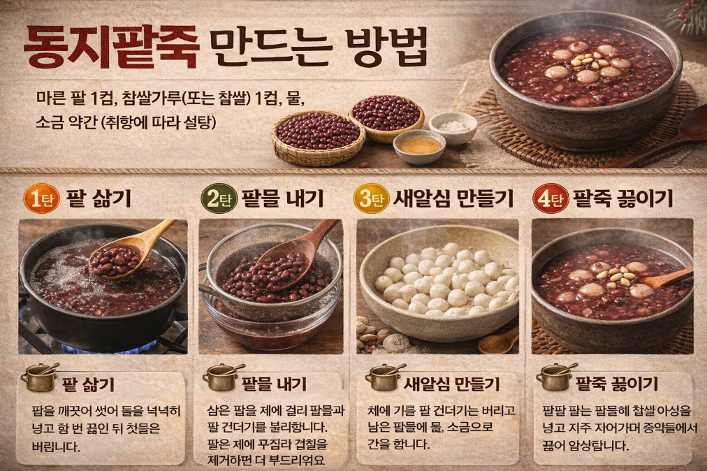 할머니가 알려준 동지팥죽 황금레시피 대공개