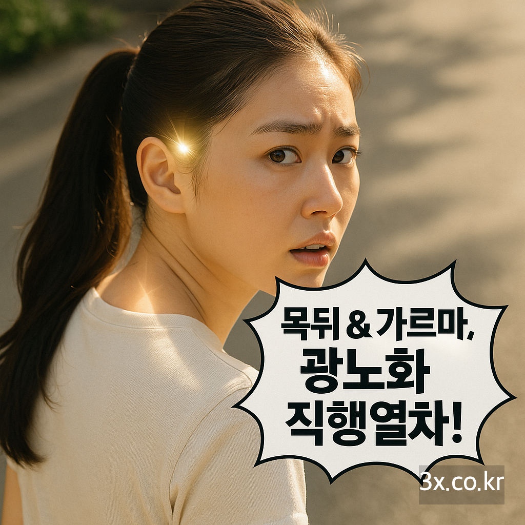 목뒤 & 가르마, 광노화 직행열차!