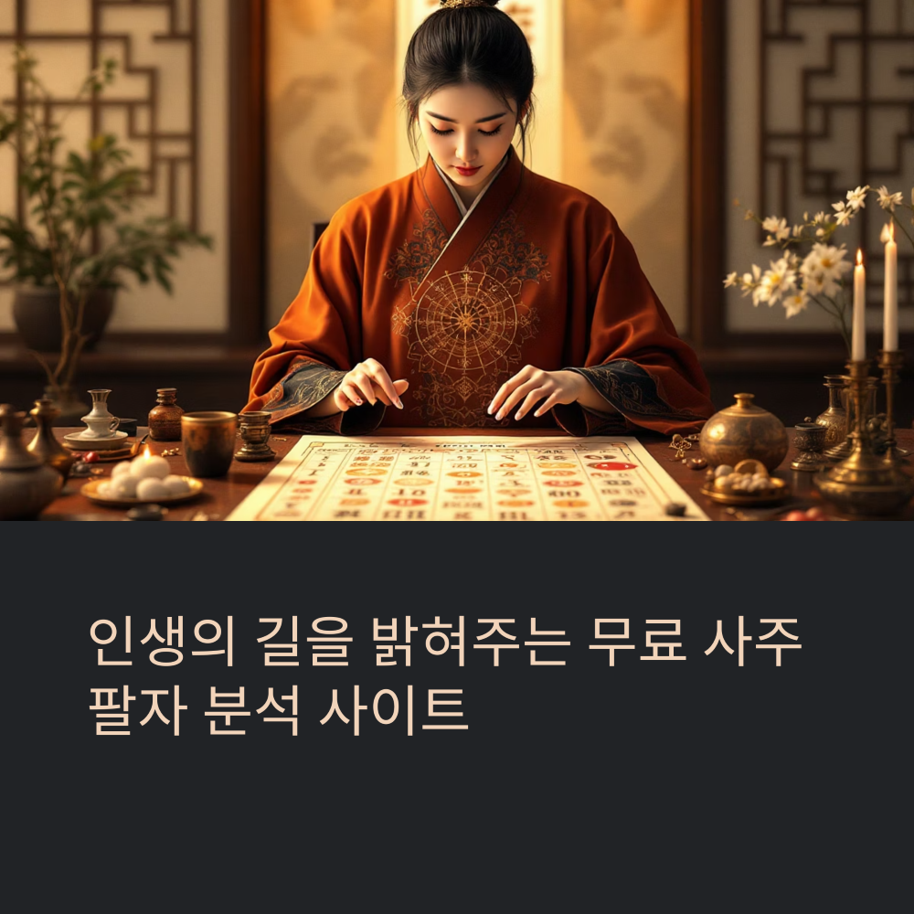 사주팔자 분석 무료 사이트 모음 썸네일