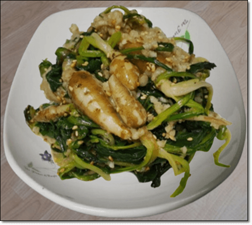 왕고들빼기 나물