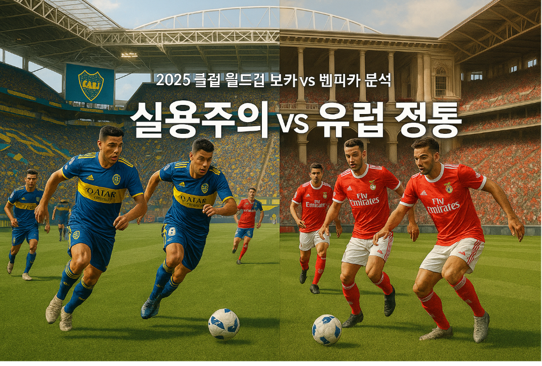 2025 클럽 월드컵 보카 vs 벤피카 분석: 실용주의와 유럽 정통의 대결
