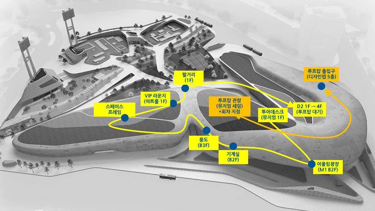 서울 여행 이색 체험 데이트 DDP 루프탑 투어 소개 일정 신청 방법 동대문디자인플라자 지붕