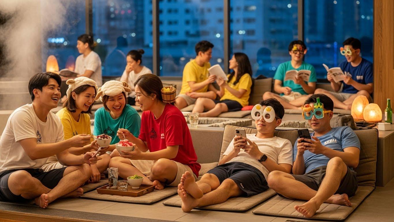 찜질방 렌즈 껴도