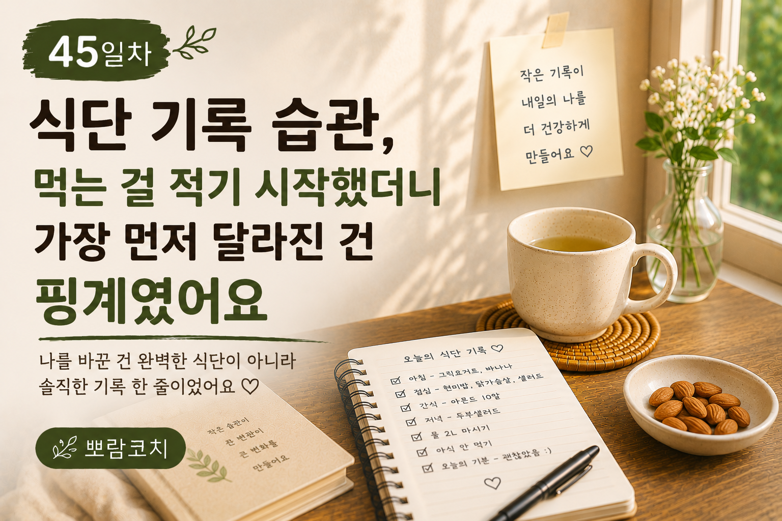 식단 기록 습관