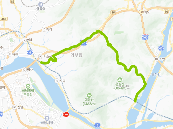 남양주-88-3번-버스-노선-지도