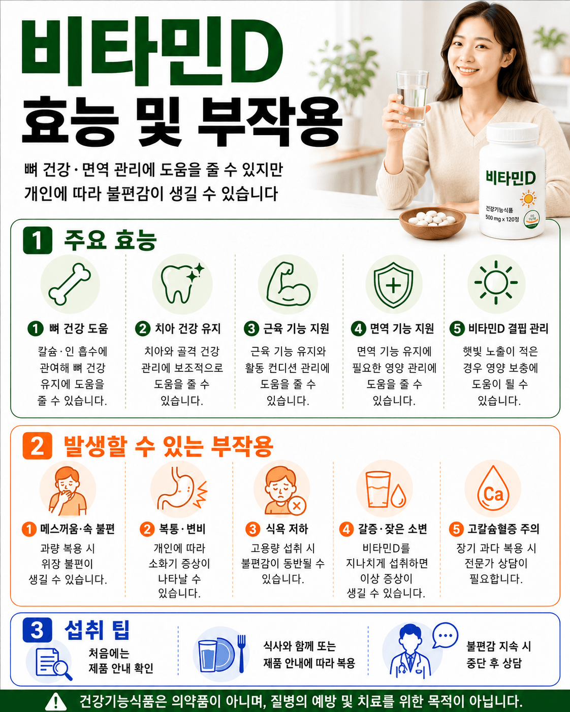 비타민D 효능 및 부작용