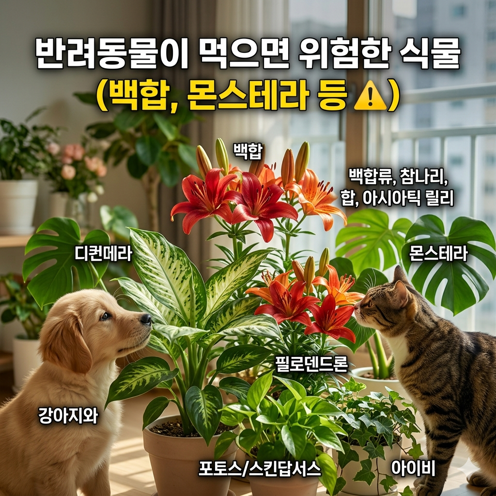 반려동물이 먹으면 위험한 식물