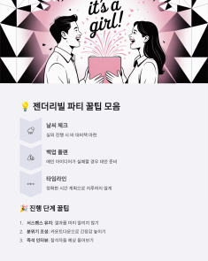 젠더리빌파티관련사진