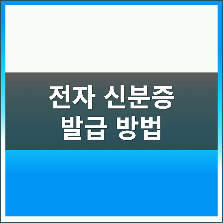 전자 신분증 발급