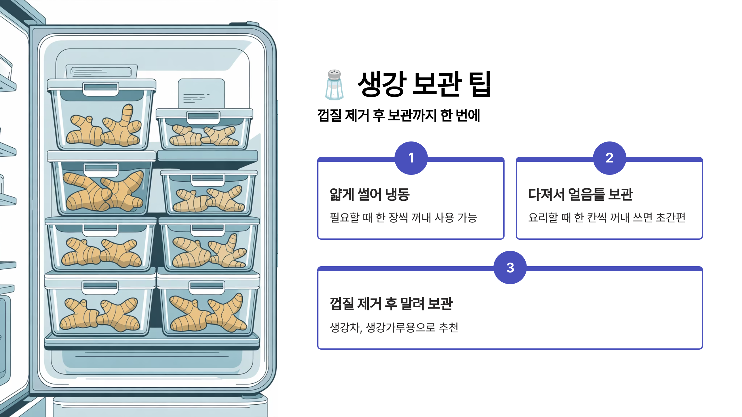 생강 보관 방법