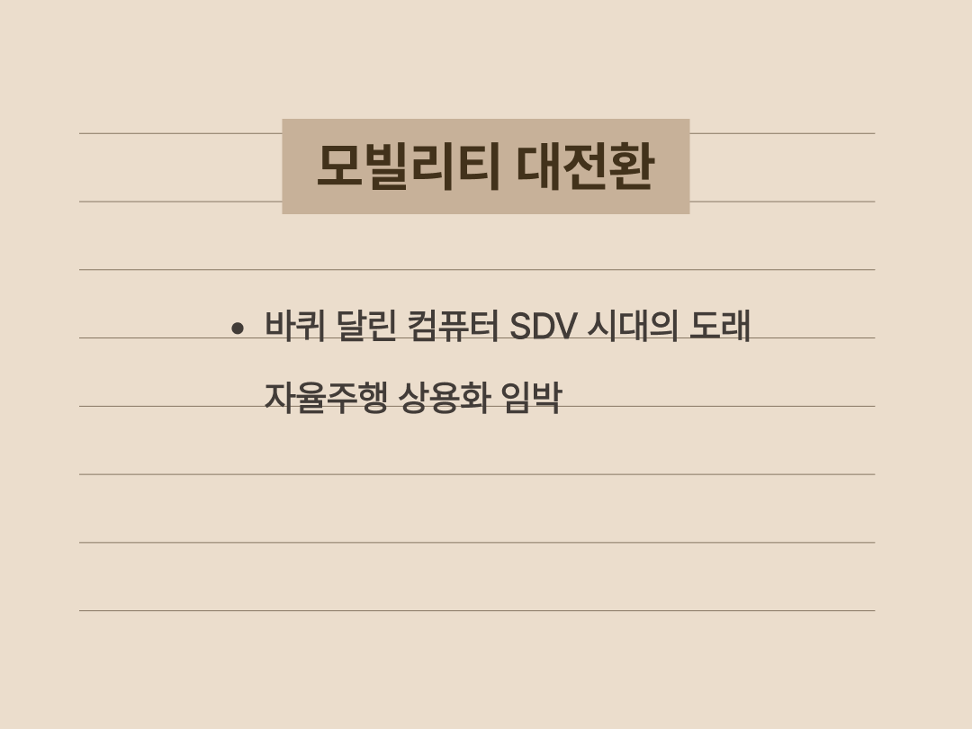 CES 2026에서 공개된 소프트웨어 중심 자동차와 자율주행 기술의 미래상