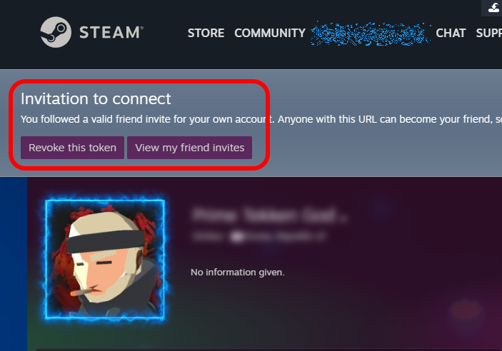 스팀 친구 초대 web