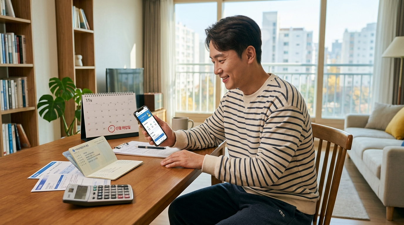 홈택스에서 신청