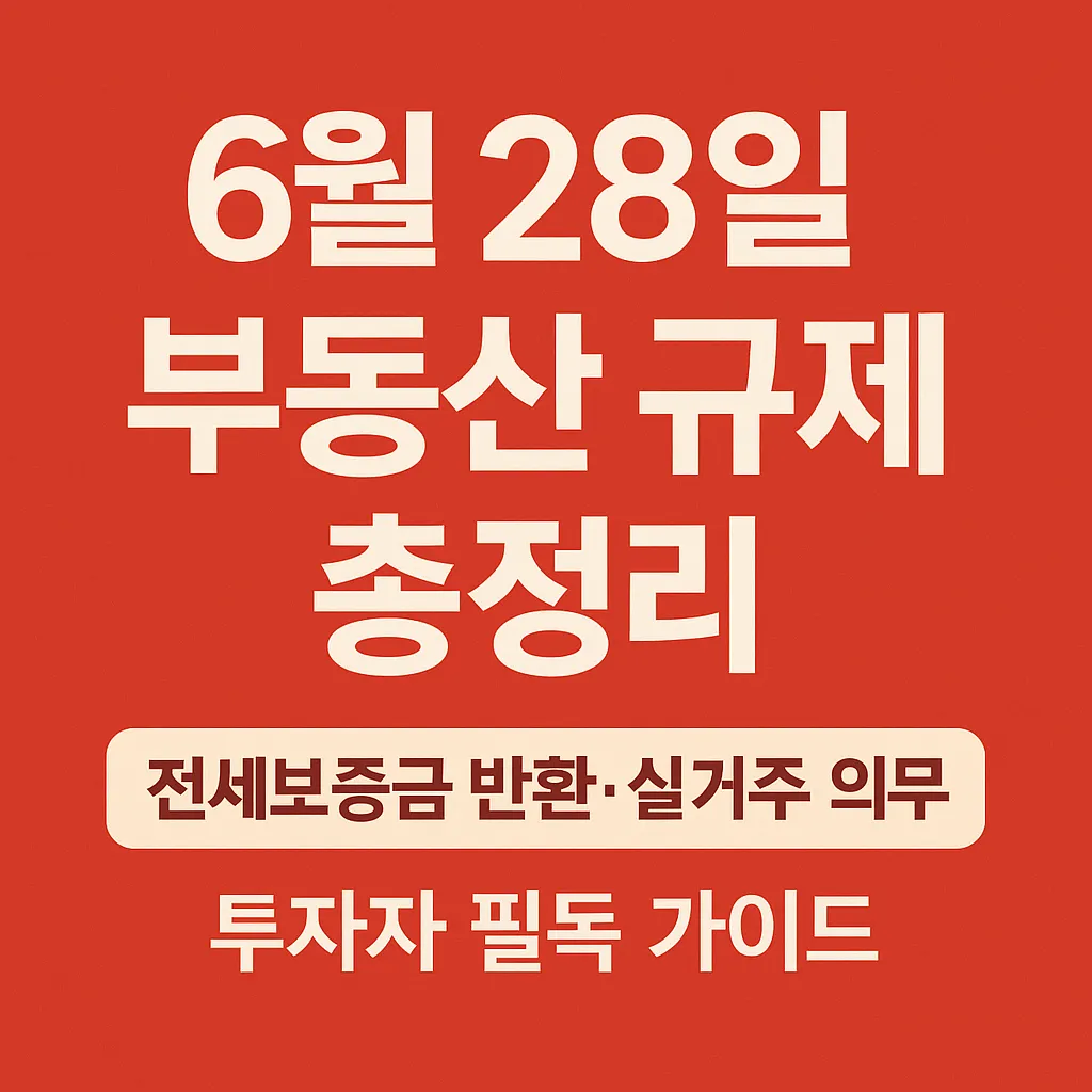 부동산규제-전세매물-투자팁