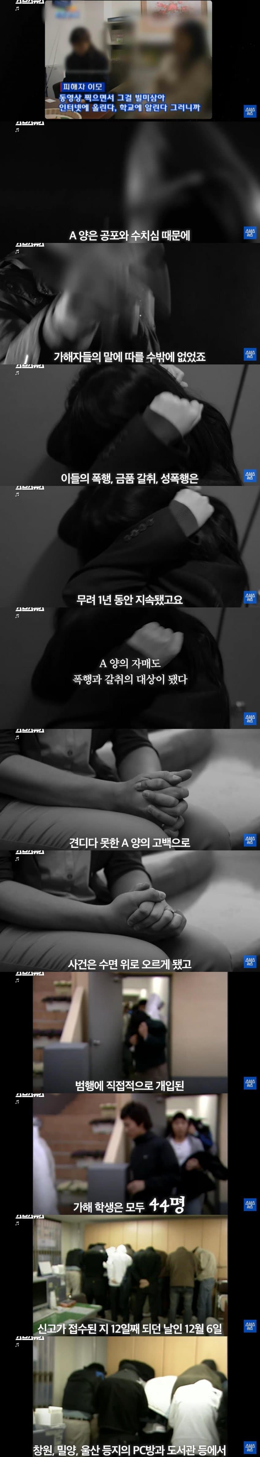 20년전부터 지금까지의 밀양사건 총정리 (스브스뉴스)