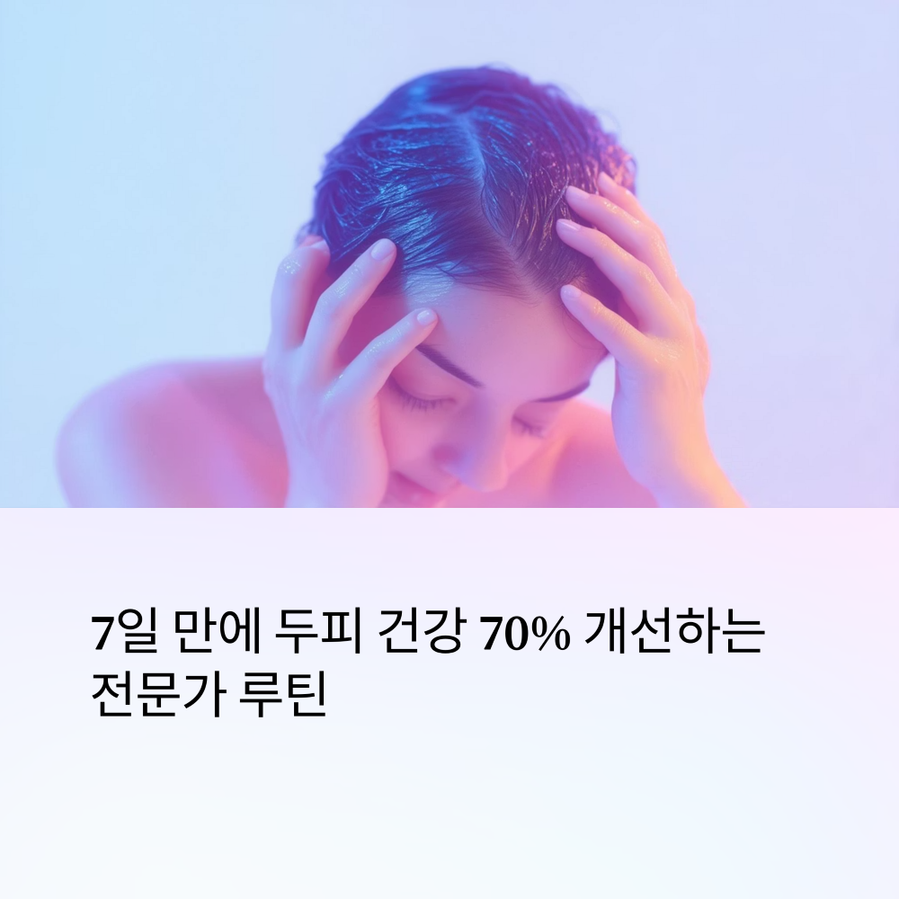 두피관리 루틴