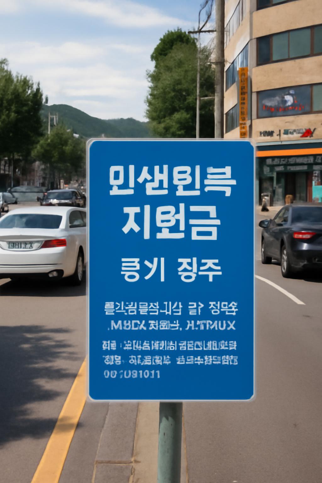 민생회복지원금 경기 광주