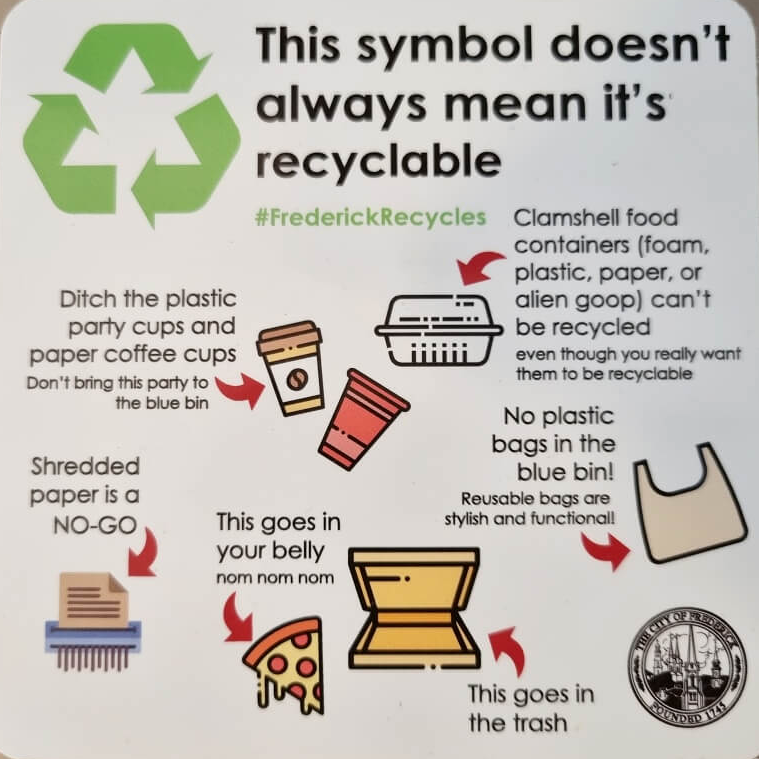 recycling flyer