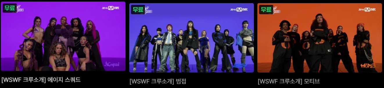 월드 오브 스우파 크루