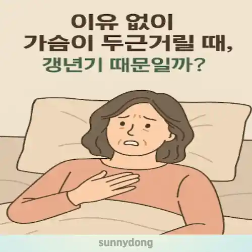 갱년기 가슴 두근거림 가이드 썸네일
