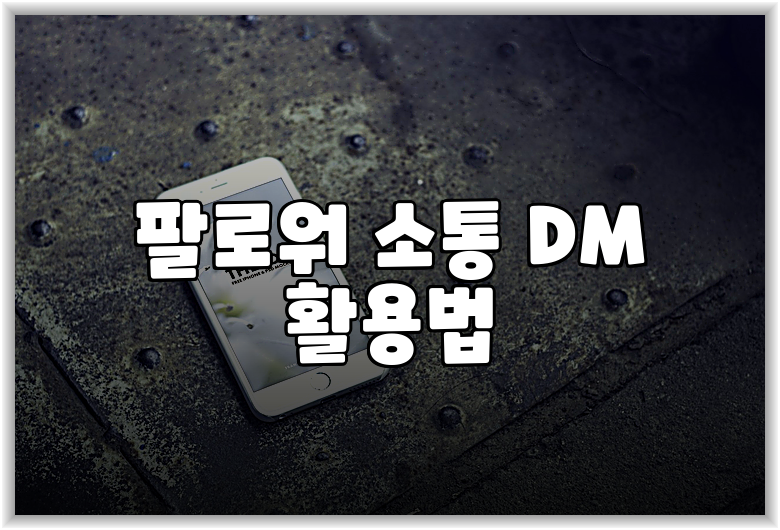 팔로워 소통 DM 활용법