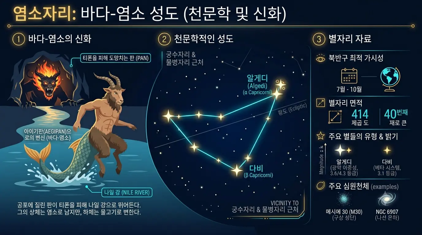 염소자리 : 바다-염소 성도