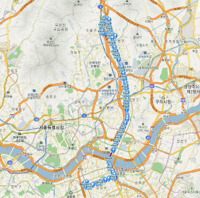 146번버스 노선도