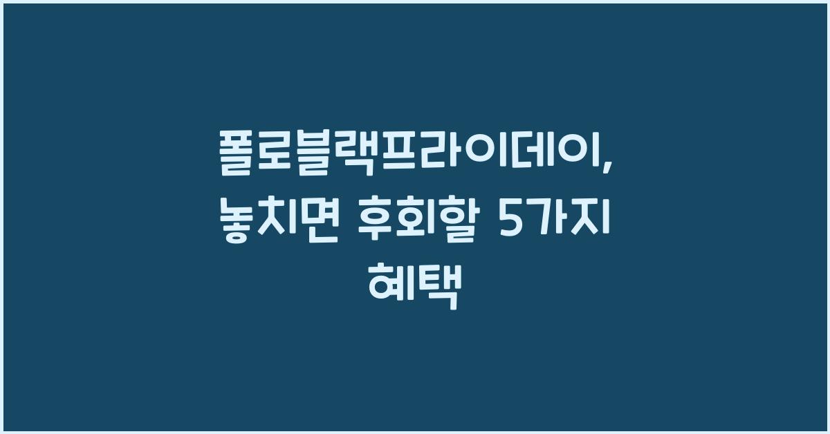 폴로블랙프라이데이