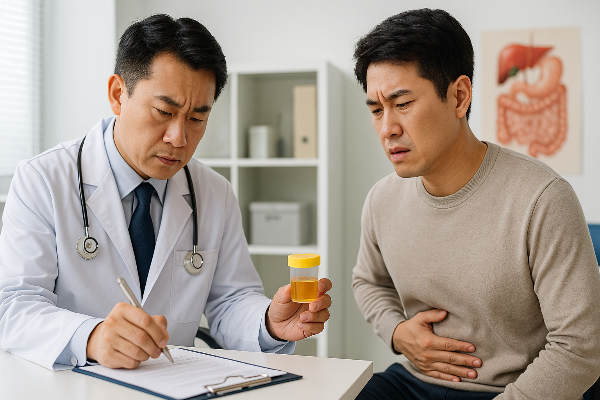 췌장암 증상, 소변 색으로 알 수 있는 초기 신호
