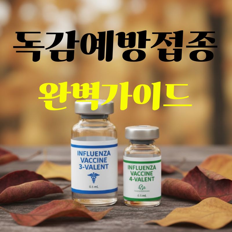 2025 독감예방접종 3가·4가 백신 차이와 무료대상 완벽정리 관련이미지
