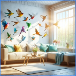 새가 집으로 날아오는 꿈