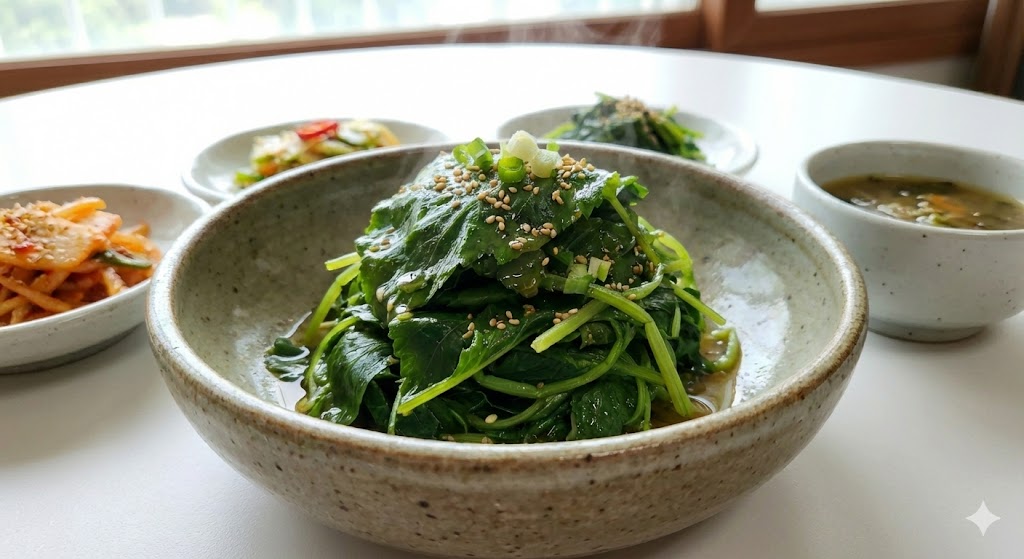 들기름의 식물성 지방이 방풍나물 속 중풍 예방 성분인 쿠마린과 베타카로틴 흡수율을 7배 이상 높여 혈관 건강을 지키는 고영양 조리법